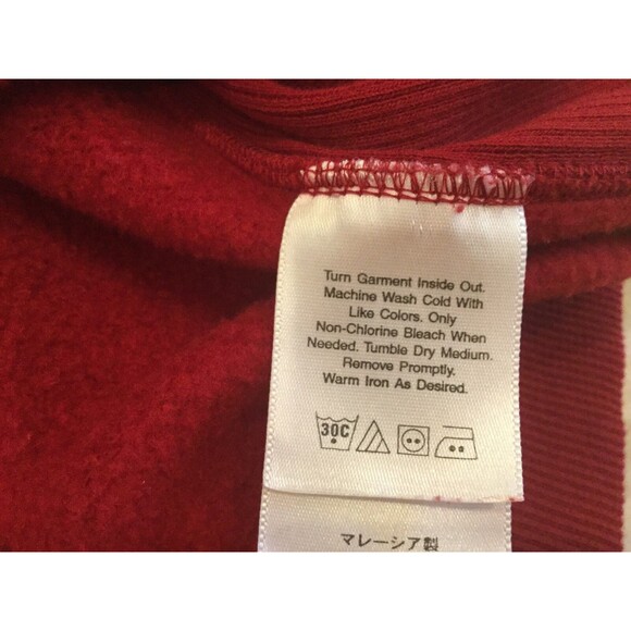 Eddie Bauer Women's Red Sweatshirt XS Soft Embroidered Logo - Picture 11 of 11